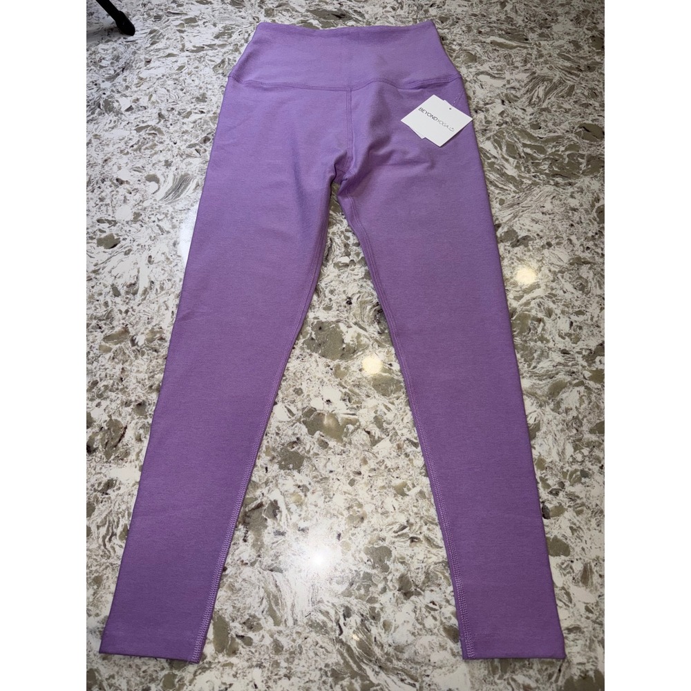 Beyond Yoga Spacedye High Waisted Midi Leggings heather lilac size M